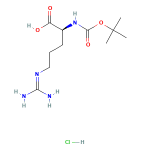 L-Arginine, N2-((1,1-dimethylethoxy)carbonyl)-, hydrochloride (1:1)