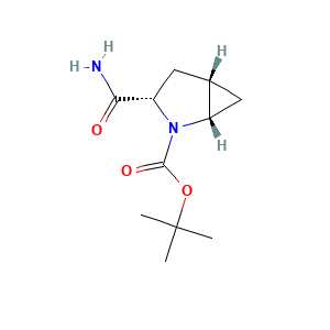 tert-Butyl (1S,3S,5S)-3-carbamoyl-2-azabicyclo[3.1.0]hexane-2-carboxylate
