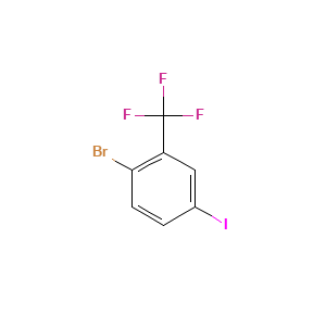 1-Bromo-4-iodo-2-(trifluoromethyl)benzene
