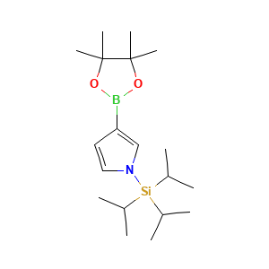 3-(4,4,5,5-tetramethyl-1,3,2-dioxaborolan-2-yl)-1-(tris(propan-2-yl)silyl)-1H-pyrrole