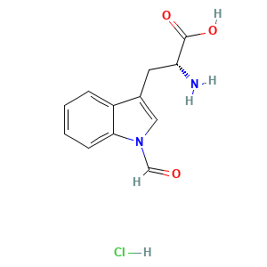 D-Tryptophan, 1-formyl-, monohydrochloride