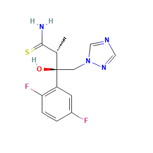 (alphaR,betaR)-beta-(2,5-Difluorophenyl)-beta-hydroxy-alpha-methyl-1H-1,2,4-triazole-1-butanethioamide