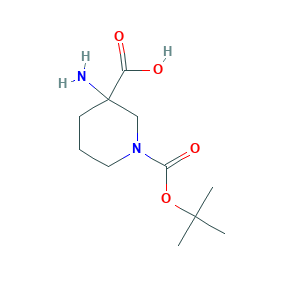 3-Amino-1-(tert-butoxycarbonyl)piperidine-3-carboxylic acid