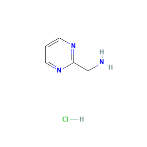 1-(Pyrimidin-2-yl)methanamine hydrochloride (1:1)