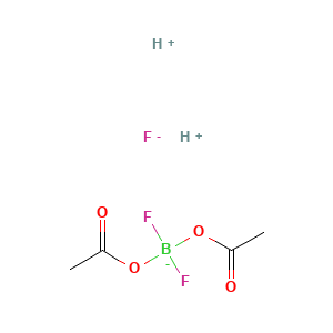 Acetic acid boron trifluoride (2:1)