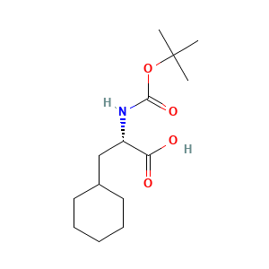 (2S)-2-(((tert-butoxy)carbonyl)amino)-3-cyclohexylpropanoic acid
