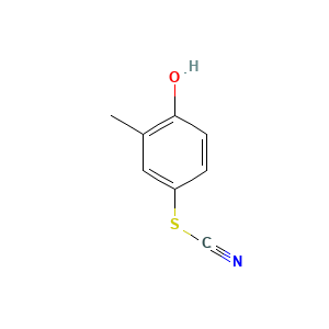 ((4-Hydroxy-3-methylphenyl)sulfanyl)formonitrile