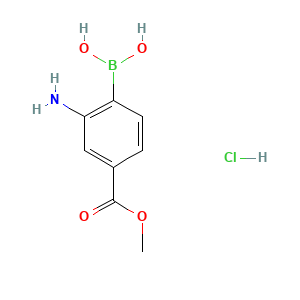 2-Amino-4-(methoxycarbonyl)benzeneboronic acid hydrochloride