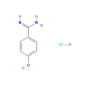 Benzenecarboximidamide, 4-hydroxy-, hydrochloride (1:1)