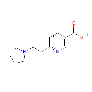 6-(2-(Pyrrolidin-1-yl)ethyl)nicotinic acid
