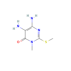 5,6-Diamino-3-methyl-2-(methylthio)pyrimidin-4(3H)-one