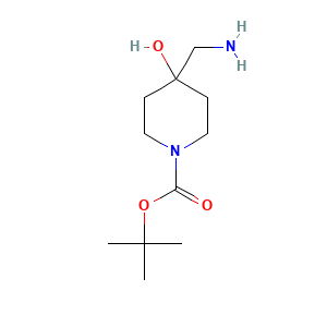 tert-Butyl 4-(aminomethyl)-4-hydroxypiperidine-1-carboxylate
