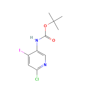 tert-Butyl (6-chloro-4-iodopyridin-3-yl)carbamate