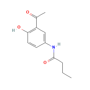 2-Acetyl-4-butyramidophenol