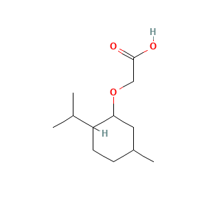 2-((5-Methyl-2-(1-methylethyl)cyclohexyl)oxy)acetic acid