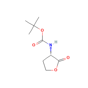 tert-butyl N-[(3S)-2-oxooxolan-3-yl]carbamate