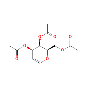 2,6-anhydro-5-deoxy-D-arabino-hex-5-enitol triacetate