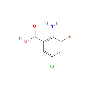 2-Amino-3-bromo-5-chlorobenzoic acid
