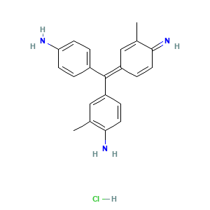 4-((4-Aminophenyl)(4-imino-3-methylcyclohexa-2,5-dien-1-ylidene)methyl)-2-methylaniline hydrochloride