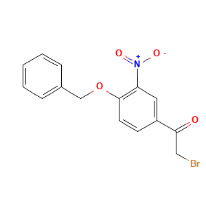 2-Bromo-1-(3-nitro-4-phenylmethoxyphenyl)ethanone