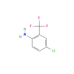 Benzenamine, 4-chloro-2-(trifluoromethyl)-