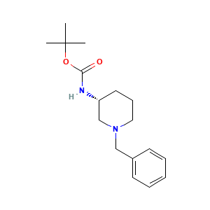 tert-Butyl(1-benzylpiperidin-3-yl)carbamate, (R)-