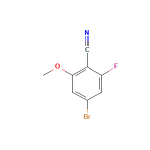 4-Bromo-2-fluoro-6-methoxybenzonitrile