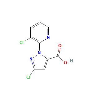 3-Chloro-1-(3-chloro-2-pyridinyl)-1H-pyrazole-5-carboxylic acid