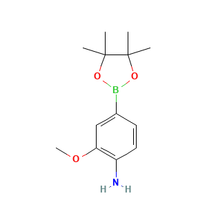 2-Methoxy-4-(4,4,5,5-tetramethyl-1,3,2-dioxaborolan-2-yl)aniline