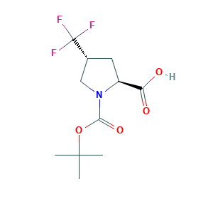 1-(1,1-Dimethylethyl) (2S,4R)-4-(trifluoromethyl)-1,2-pyrrolidinedicarboxylate