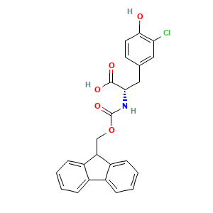 (2S)-3-(3-chloro-4-hydroxyphenyl)-2-((((9H-fluoren-9-yl)methoxy)carbonyl)amino)propanoic acid