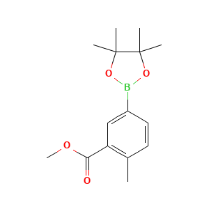 Methyl 2-methyl-5-(tetramethyl-1,3,2-dioxaborolan-2-yl)benzoate