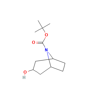tert-Butyl 3-hydroxy-8-azabicyclo(3.2.1)octane-8-carboxylate