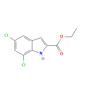 ethyl 5,7-dichloro-1H-indole-2-carboxylate