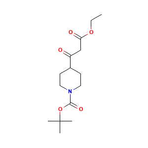tert-Butyl 4-(3-ethoxy-3-oxopropanoyl)piperidine-1-carboxylate