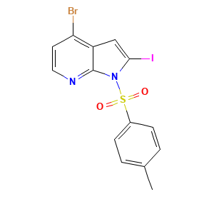 4-Bromo-2-iodo-1-tosyl-1H-pyrrolo[2,3-b]pyridine