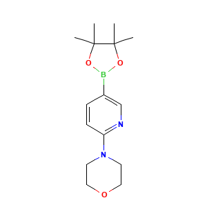 4-(5-(4,4,5,5-Tetramethyl-1,3,2-dioxaborolan-2-yl)-2-pyridinyl)morpholine