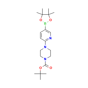 Tert-butyl 4-(5-(4,4,5,5-tetramethyl-1,3,2-dioxaborolan-2-yl)pyridin-2-yl)piperazine-1-carboxylate