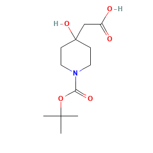 2-{1-[(Tert-butoxy)carbonyl]-4-hydroxypiperidin-4-yl}acetic acid