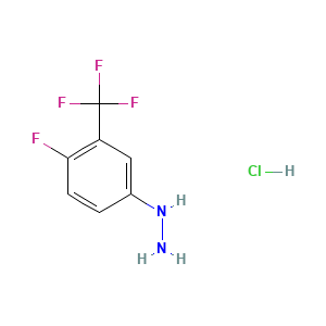4-Fluoro-3-(trifluoromethyl)phenylhydrazine hydrochloride