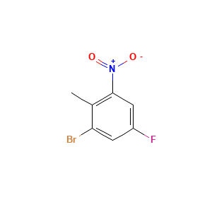 1-Bromo-5-fluoro-2-methyl-3-nitrobenzene