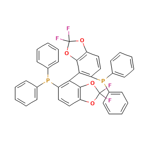 1,1'-[(4S)-2,2,2',2'-Tetrafluoro[4,4'-bi-1,3-benzodioxole]-5,5'-diyl]bis[1,1-diphenylphosphine]
