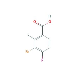 3-Bromo-4-fluoro-2-methylbenzoic acid