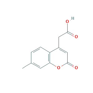 (7-Methyl-2-oxo-2H-1-benzopyran-4-yl)acetic acid
