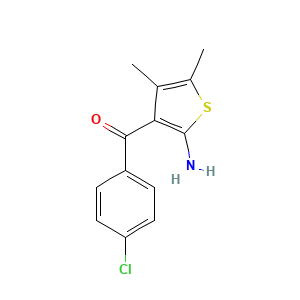 (2-Amino-4,5-dimethylthiophen-3-yl)(4-chlorophenyl)methanone