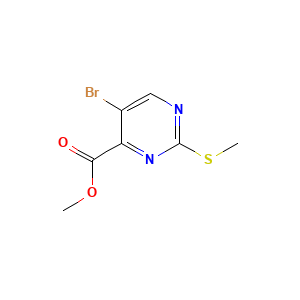 Methyl 5-bromo-2-(methylsulfanyl)pyrimidine-4-carboxylate