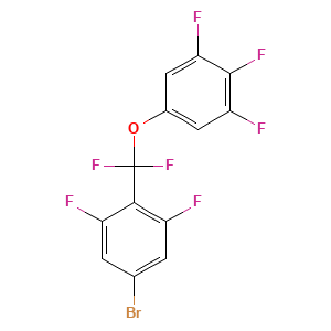5-[(4-Bromo-2,6-difluorophenyl)difluoromethoxy]-1,2,3-trifluorobenzene