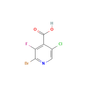 2-Bromo-5-chloro-3-fluoropyridine-4-carboxylic acid
