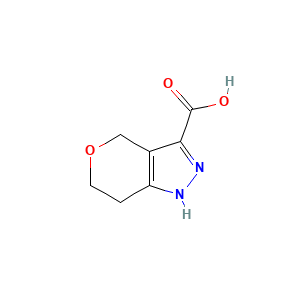 1H,4H,6H,7H-pyrano(4,3-c)pyrazole-3-carboxylic acid