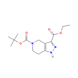 5-tert-butyl 3-ethyl 1H,4H,5H,6H,7H-pyrazolo[4,3-c]pyridine-3,5-dicarboxylate